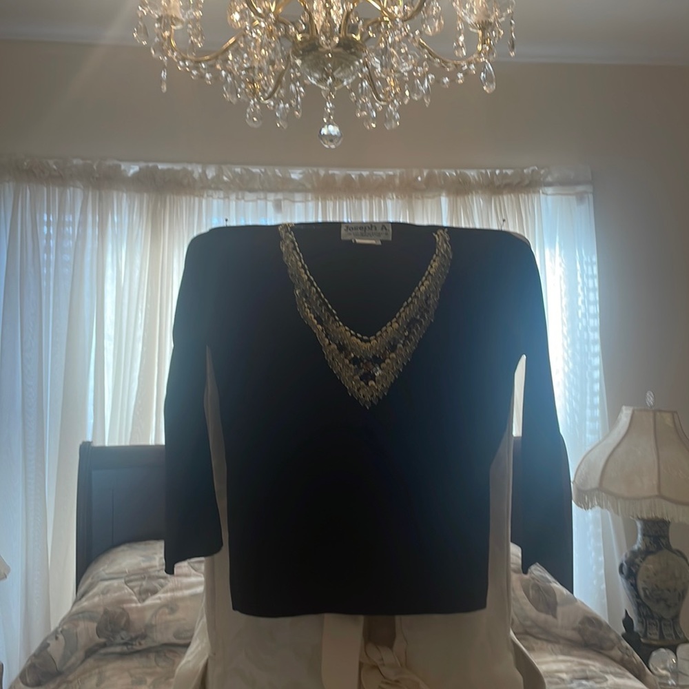 Bejeweled sweater from Paris